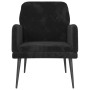 Sessel aus schwarzem Samt 62x79x79 cm von vidaXL, Sessel - Ref: Foro24-351409, Preis: 92,98 €, Rabatt: %