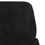 Sillón de terciopelo negro 62x79x79 cm de vidaXL, Sillones - Ref: Foro24-351409, Precio: 91,96 €, Descuento: %