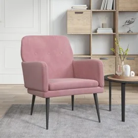 Rosa Samtsessel 62x79x79 cm von vidaXL, Sessel - Ref: Foro24-351407, Preis: 93,33 €, Rabatt: %