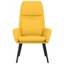 Sillón de relax de tela amarillo mostaza by vidaXL, Armchairs - Ref: Foro24-341319, Price: 108,00 €, Discount: %