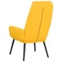 Sillón de relax de tela amarillo mostaza de vidaXL, Sillones - Ref: Foro24-341319, Precio: 106,47 €, Descuento: %