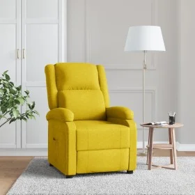 Yellow Fabric Recliner by vidaXL, Armchairs - Ref: Foro24-342746, Price: 204,19 €, Discount: %