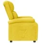 Yellow Fabric Recliner by vidaXL, Armchairs - Ref: Foro24-342746, Price: 204,19 €, Discount: %