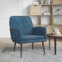 Blauer Samtsessel 62x79x79 cm von vidaXL, Sessel - Ref: Foro24-351413, Preis: 97,53 €, Rabatt: %