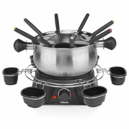 Tristar Juego de fondue familiar acero inoxidable 1400 W 1,3 L