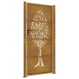 Puerta de jardín acero corten diseño árbol 105x180 cm