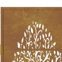 Puerta de jardín acero corten diseño árbol 105x180 cm