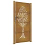 Puerta de jardín acero corten diseño árbol 105x205 cm