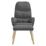 Relaxation armchair with light gray fabric stool by vidaXL, Armchairs - Ref: Foro24-3097342, Price: 129,57 €, Discount: %