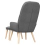 Relaxation armchair with light gray fabric stool by vidaXL, Armchairs - Ref: Foro24-3097342, Price: 131,55 €, Discount: %