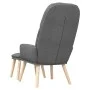 Relaxation armchair with light gray fabric stool by vidaXL, Armchairs - Ref: Foro24-3097342, Price: 129,57 €, Discount: %