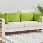 Cojines para exteriores 60x40 cm verde manzana 4 unidades