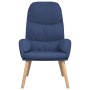 Entspannungssessel mit Fußstütze aus blauem Stoff von vidaXL, Sessel - Ref: Foro24-3097346, Preis: 134,52 €, Rabatt: %