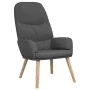 Entspannungssessel mit dunkelgrauem Stoffhocker von vidaXL, Sessel - Ref: Foro24-3097343, Preis: 132,33 €, Rabatt: %