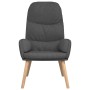 Sillón de relax con taburete tela gris oscuro de vidaXL, Sillones - Ref: Foro24-3097343, Precio: 133,79 €