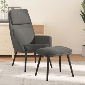 Relax armchair with light gray fabric footstool by vidaXL, Armchairs - Ref: Foro24-3097768, Price: 124,04 €, Discount: %