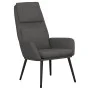 Relaxation armchair with dark gray fabric stool by vidaXL, Armchairs - Ref: Foro24-3097769, Price: 126,84 €, Discount: %