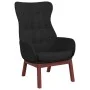 Relaxation armchair with black fabric stool by vidaXL, Armchairs - Ref: Foro24-3097729, Price: 145,43 €, Discount: %