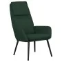 Relaxation armchair with footrest in dark green fabric by vidaXL, Armchairs - Ref: Foro24-3097773, Price: 146,76 €, Discount: %