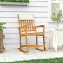 Rocking chair with solid acacia wood cushions by vidaXL, Garden chairs - Ref: Foro24-360025, Price: 97,26 €, Discount: %