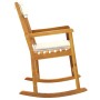 Rocking chair with solid acacia wood cushions by vidaXL, Garden chairs - Ref: Foro24-360025, Price: 97,26 €, Discount: %
