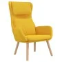 Relax armchair with yellow mustard velvet footstool by vidaXL, Armchairs - Ref: Foro24-3097827, Price: 127,87 €, Discount: %