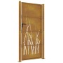 Puerta de jardín acero corten diseño hierba 105x205 cm