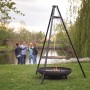RedFire Grill with black tripod 172 cm BBQ TRIPOD by RedFire, Barbecues - Ref: Foro24-411811, Price: 103,07 €, Discount: %