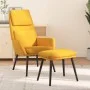 Sillón de relax con reposapiés tela amarillo mostaza de vidaXL, Sillones - Ref: Foro24-3097775, Precio: 126,72 €, Descuento: %