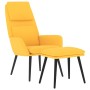 Relaxsessel mit Fußstütze senfgelber Stoff von vidaXL, Sessel - Ref: Foro24-3097775, Preis: 128,62 €, Rabatt: %