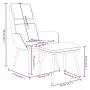 Relaxsessel mit Fußstütze senfgelber Stoff von vidaXL, Sessel - Ref: Foro24-3097775, Preis: 126,72 €, Rabatt: %
