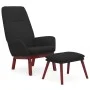 Entspannungssessel mit schwarzem Stoffhocker von vidaXL, Sessel - Ref: Foro24-3097877, Preis: 160,63 €, Rabatt: %