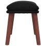 Entspannungssessel mit schwarzem Stoffhocker von vidaXL, Sessel - Ref: Foro24-3097877, Preis: 160,63 €, Rabatt: %