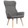 Relaxation armchair with light gray fabric stool by vidaXL, Armchairs - Ref: Foro24-3097882, Price: 132,54 €, Discount: %