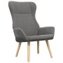 Relaxation armchair with light gray fabric stool by vidaXL, Armchairs - Ref: Foro24-3097882, Price: 128,93 €, Discount: %
