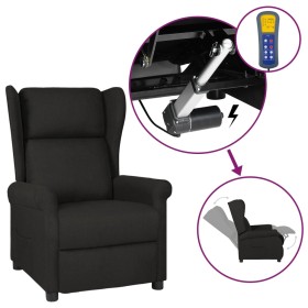 Black Fabric Electric Recliner Wing Chair by vidaXL, Armchairs - Ref: Foro24-3098321, Price: 279,00 €, Discount: %