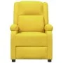 Yellow Fabric Electric Recliner by vidaXL, Armchairs - Ref: Foro24-3100365, Price: 241,00 €, Discount: %