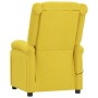 Sillón reclinable eléctrico de tela amarillo de vidaXL, Sillones - Ref: Foro24-3100365, Precio: 260,42 €, Descuento: %