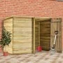 Cobertizo para jardín de madera pino impregnada 232x110x170 cm de vidaXL, Cobertizos - Ref: Foro24-46363, Precio: 589,12 €, D...