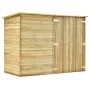 Cobertizo para jardín de madera pino impregnada 232x110x170 cm de vidaXL, Cobertizos - Ref: Foro24-46363, Precio: 589,12 €, D...