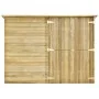 Cobertizo para jardín de madera pino impregnada 232x110x170 cm de vidaXL, Cobertizos - Ref: Foro24-46363, Precio: 589,12 €, D...