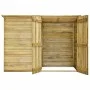 Cobertizo para jardín de madera pino impregnada 232x110x170 cm de vidaXL, Cobertizos - Ref: Foro24-46363, Precio: 589,12 €, D...