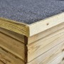 Gartenhaus aus imprägniertem Kiefernholz 232x110x170 cm von vidaXL, Schuppen - Ref: Foro24-46363, Preis: 599,78 €, Rabatt: %