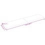 Dark brown treated oak wood wall shelf 220x50x(2-6)cm by vidaXL, Shelves and shelves - Ref: Foro24-363857, Price: 95,70 €, Di...