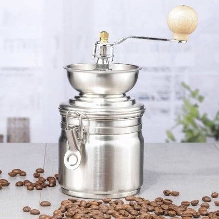 HI Manuelle Kaffeemühle aus Edelstahl von HI, Kaffeemühlen - Ref: Foro24-435274, Preis: 23,30 €, Rabatt: %