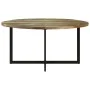 Recycled solid wood dining table 150x75 cm by vidaXL, Kitchen and dining tables - Ref: Foro24-337074, Price: 303,93 €, Discou...