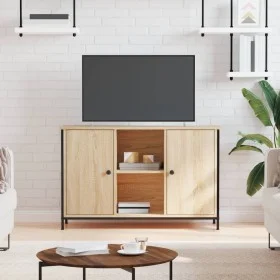 Mueble de TV madera de ingeniería roble Sonoma 100x35x65 cm de vidaXL, Muebles TV - Ref: Foro24-832779, Precio: 73,97 €, Desc...