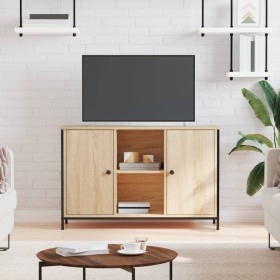 Mueble de TV madera de ingeniería roble Sonoma 100x35x65 cm de vidaXL, Muebles TV - Ref: Foro24-832779, Precio: 75,00 €, Desc...