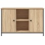 Mueble de TV madera de ingeniería roble Sonoma 100x35x65 cm de vidaXL, Muebles TV - Ref: Foro24-832779, Precio: 75,00 €, Desc...