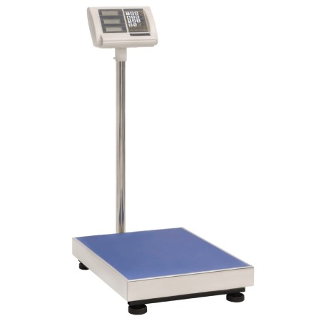 Báscula de plataforma digital 300 kg con batería recargable